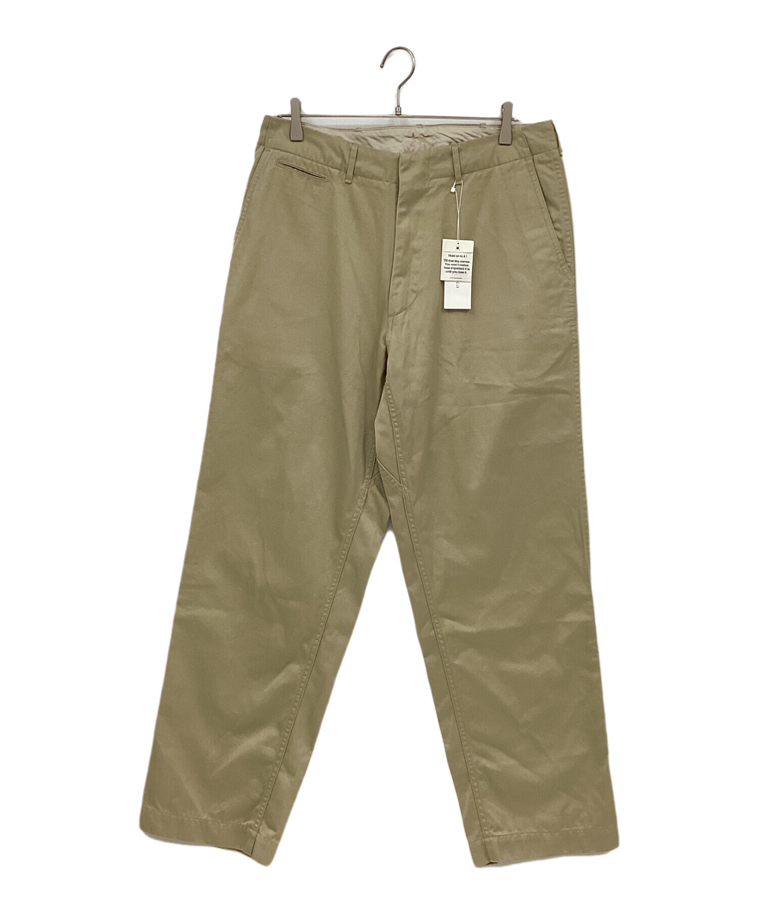 中古・古着通販】nanamica (ナナミカ) ワイドチノパン ベージュ サイズ