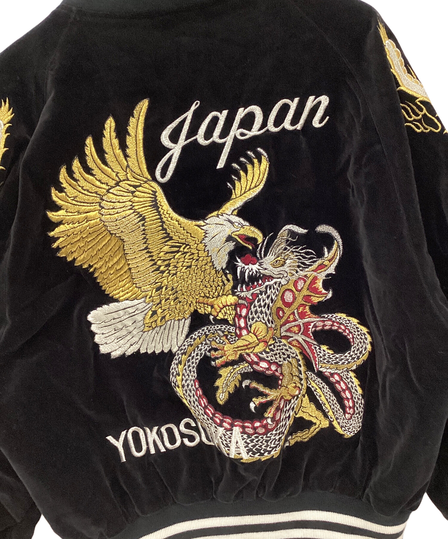 中古・古着通販】LONDON F.B. (ロンドン エフビー) ベロアスカジャン