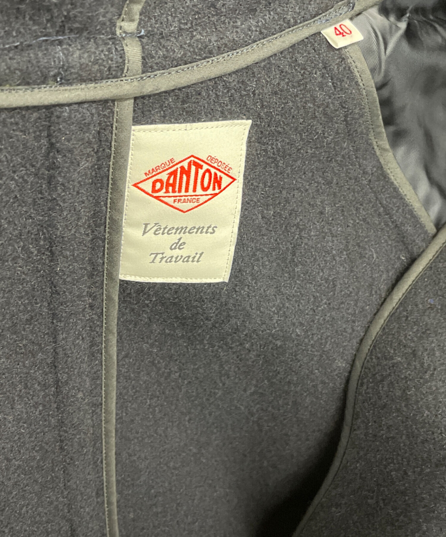 中古・古着通販】DANTON (ダントン) ウールモッサコート ネイビー