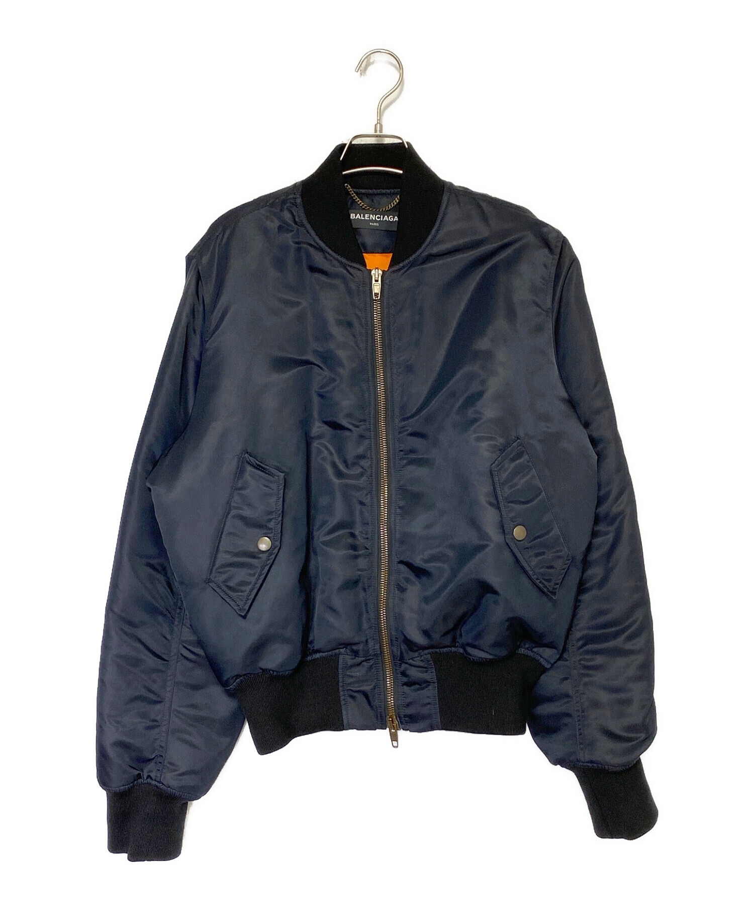 中古・古着通販】BALENCIAGA (バレンシアガ) PARIS刺繍MA-1ボンバー