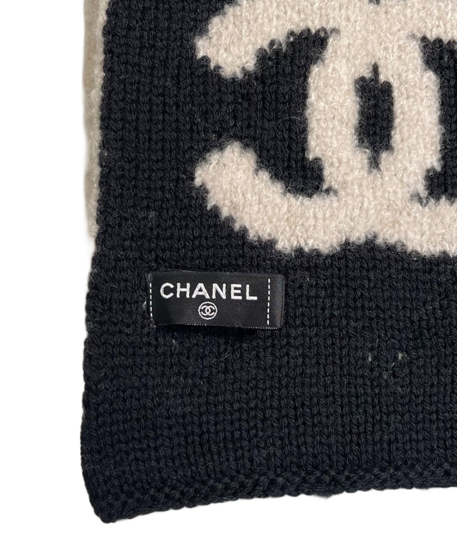 中古・古着通販】CHANEL (シャネル) ココマーク ロゴ マフラー