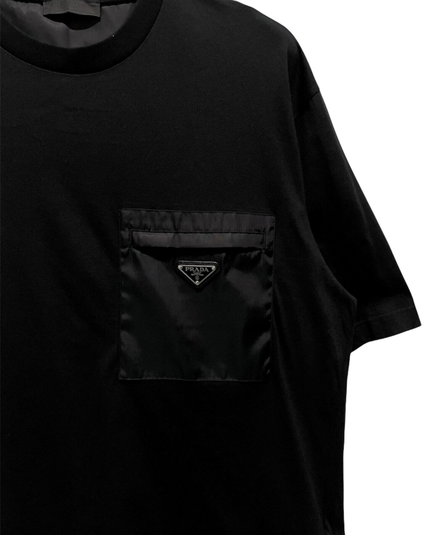 中古・古着通販】PRADA (プラダ) トライアングルロゴポケットTシャツ