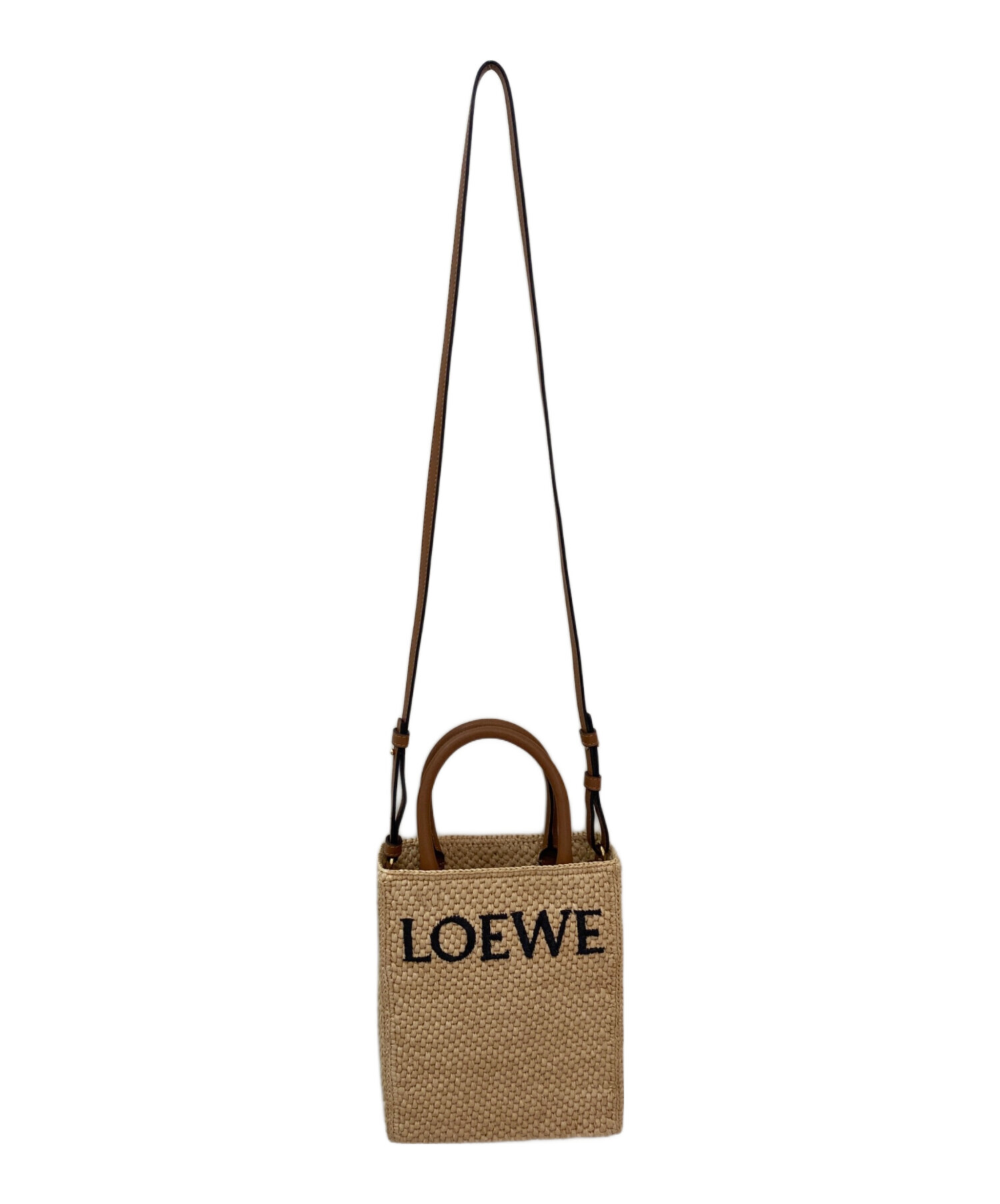 中古・古着通販】LOEWE (ロエベ) スタンダードA5トートバッグ ベージュ