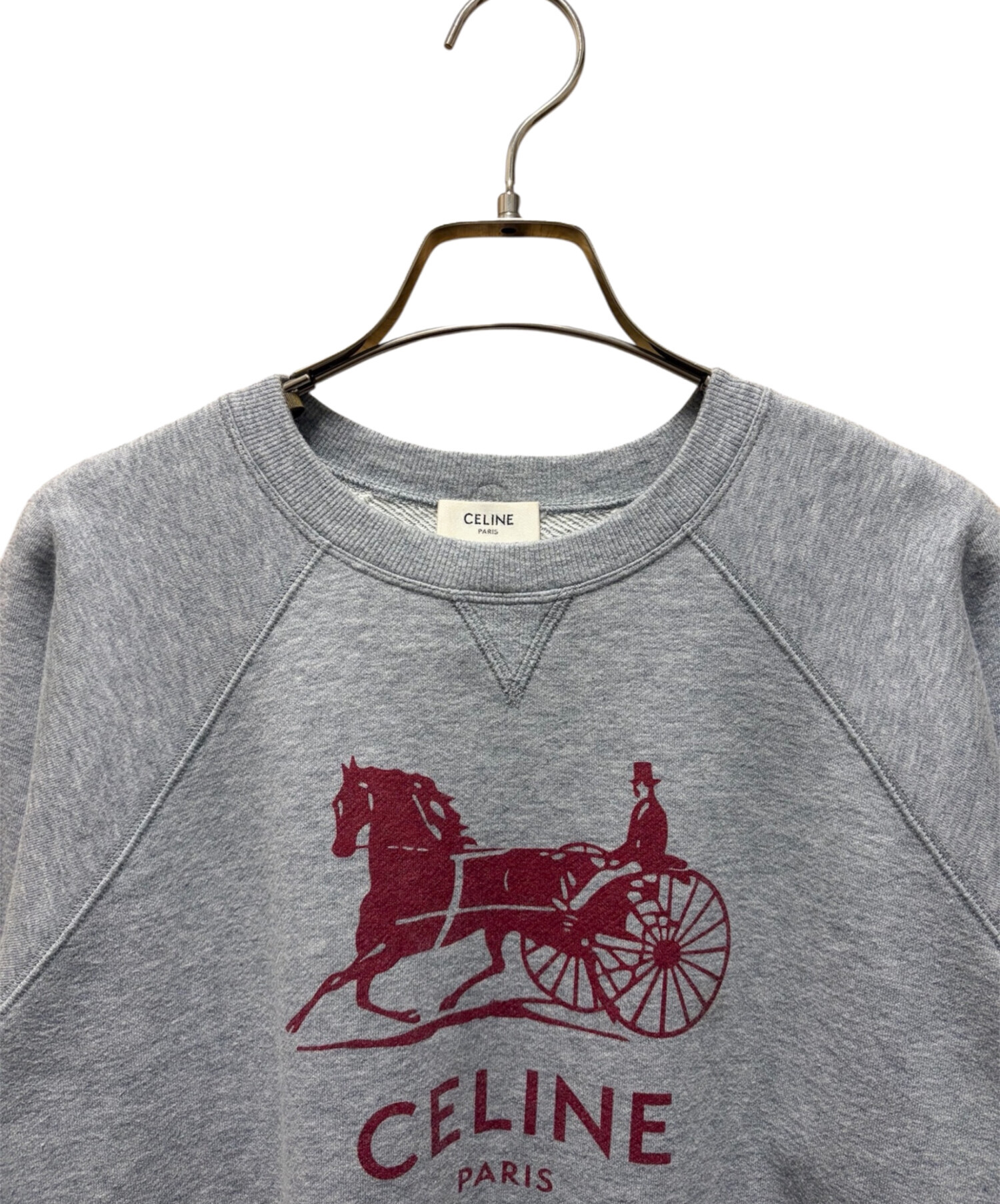 中古・古着通販】CELINE (セリーヌ) カシミヤ混サルキーロゴスウェット