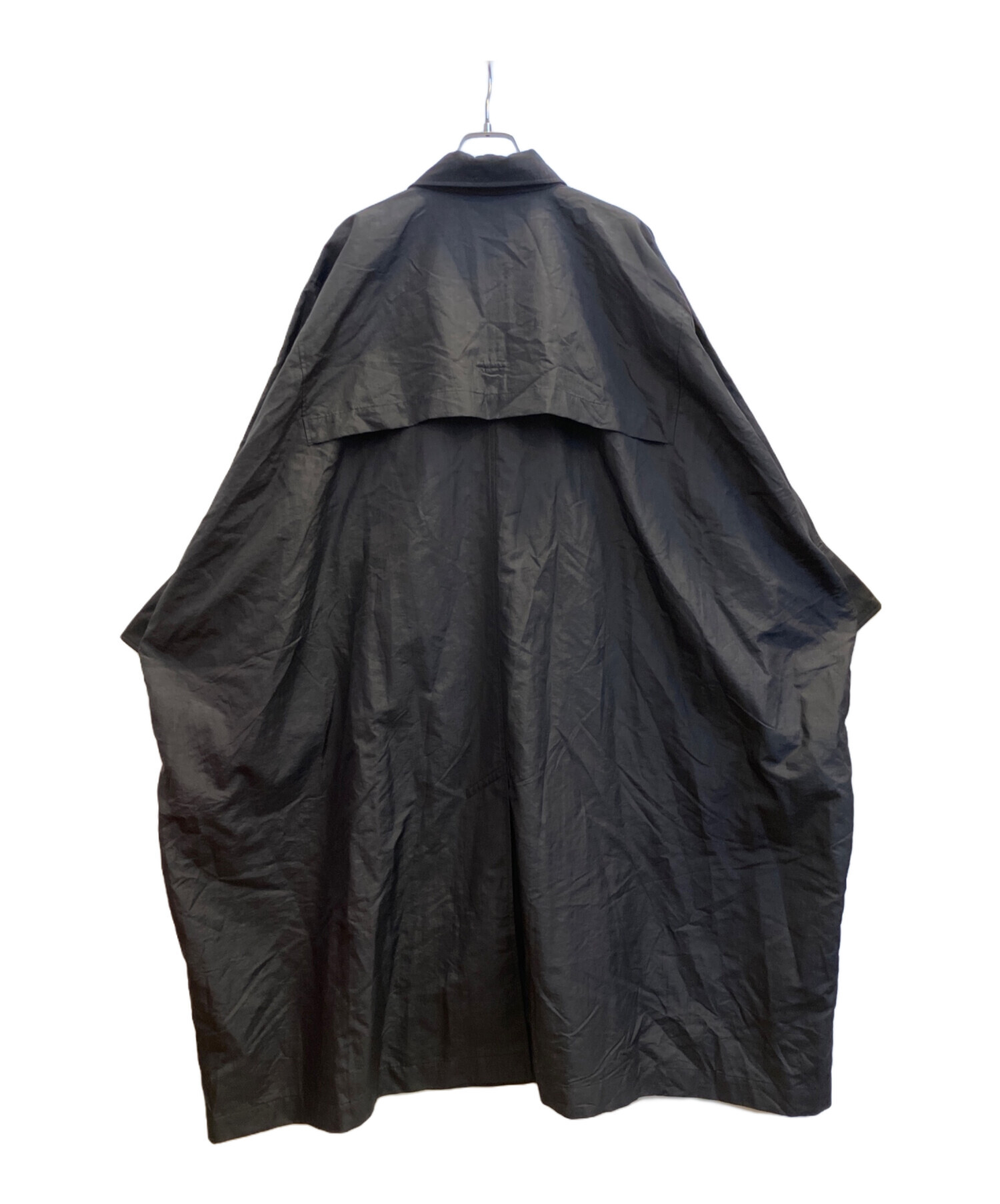 中古・古着通販】ISSEY MIYAKE (イッセイミヤケ) イカコート ブラック