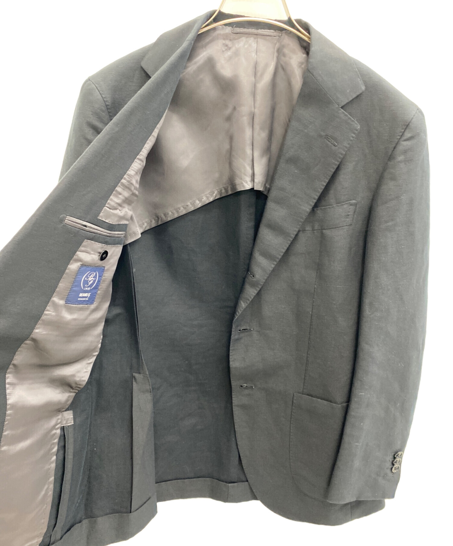 中古・古着通販】BEAMS F (ビームスエフ) セットアップスーツ ブラック
