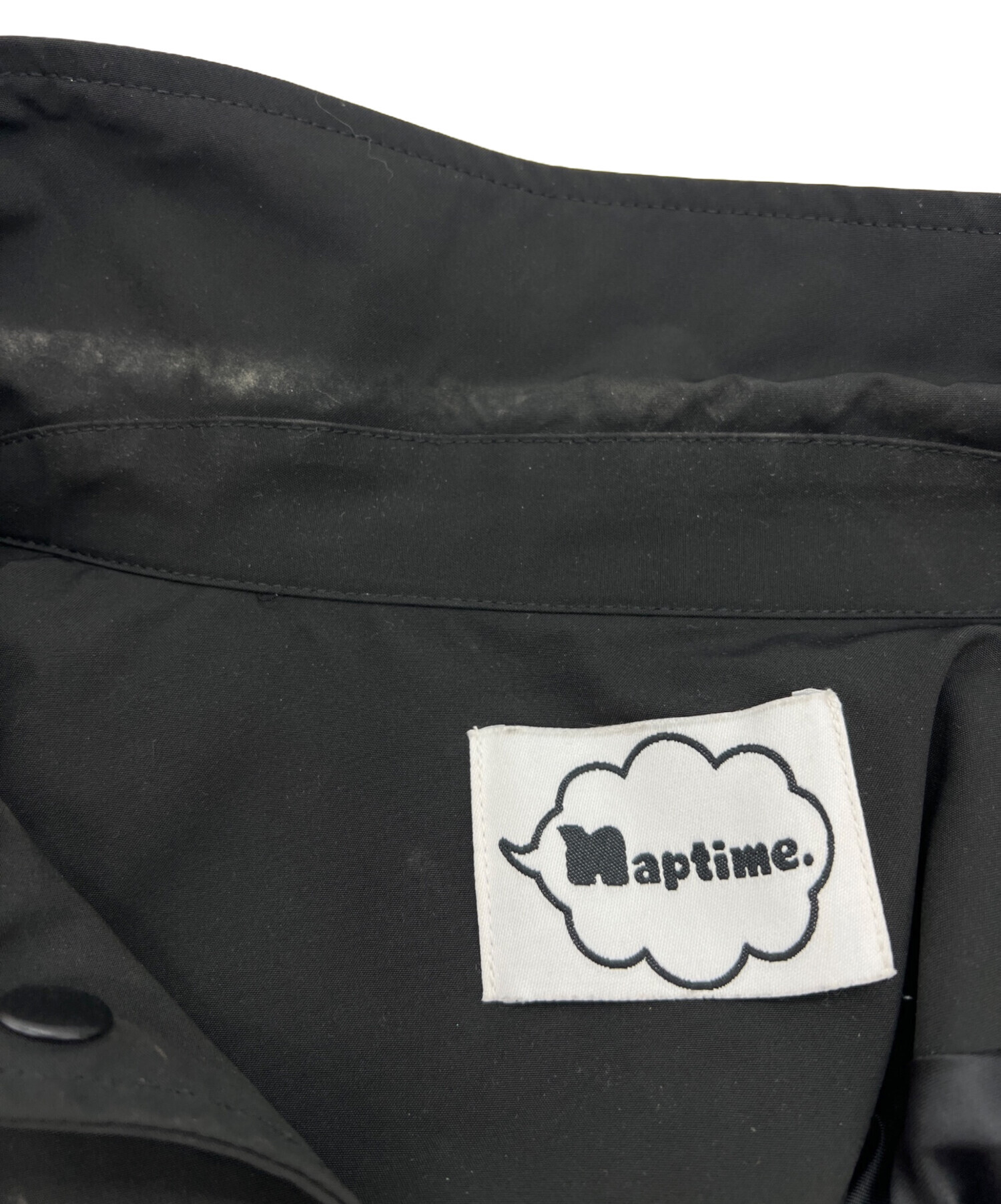 中古・古着通販】Naptime (ナップタイム) コーチジャケット ブラック