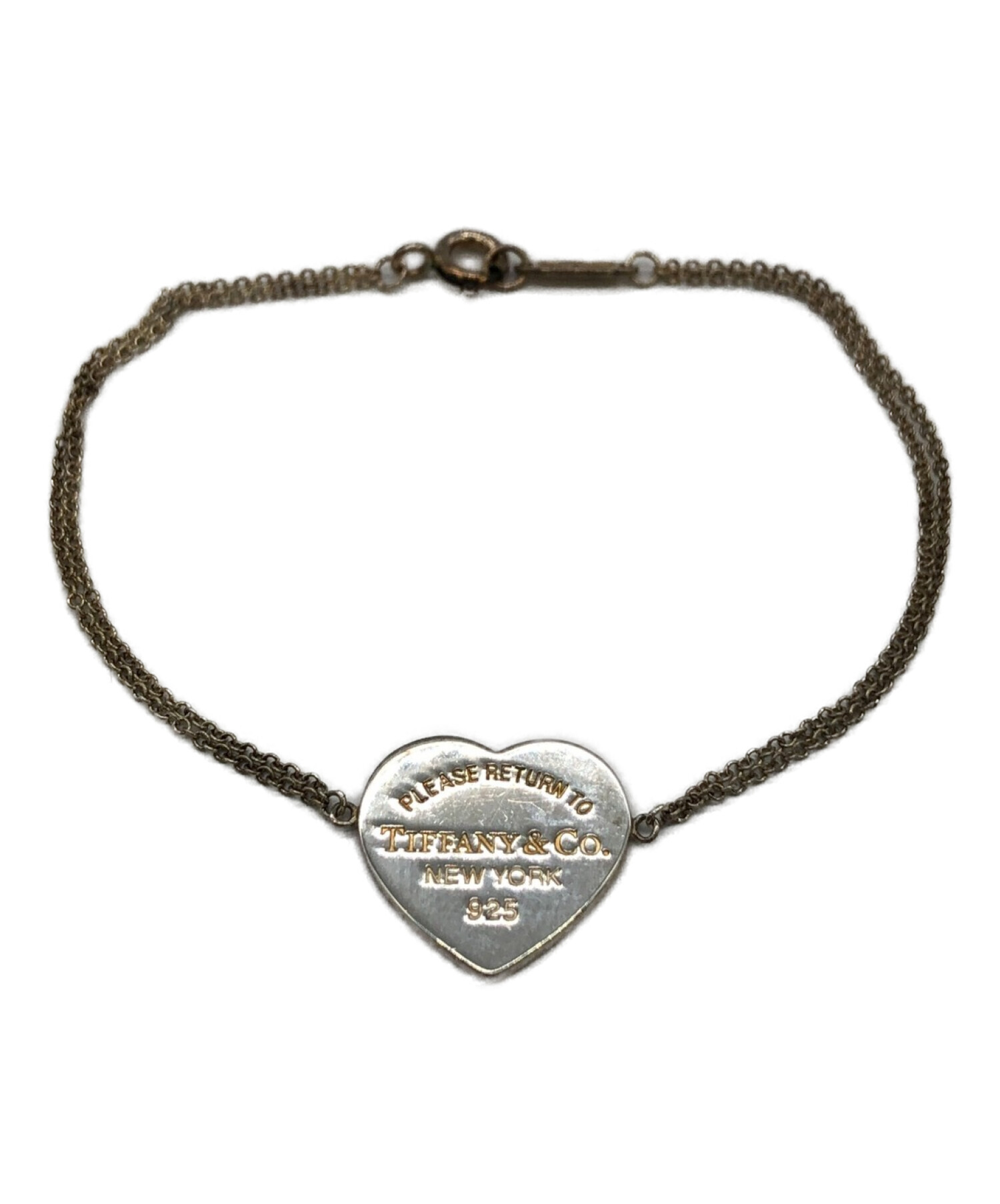 中古・古着通販】TIFFANY & Co. (ティファニー) ハート タグ ダブル