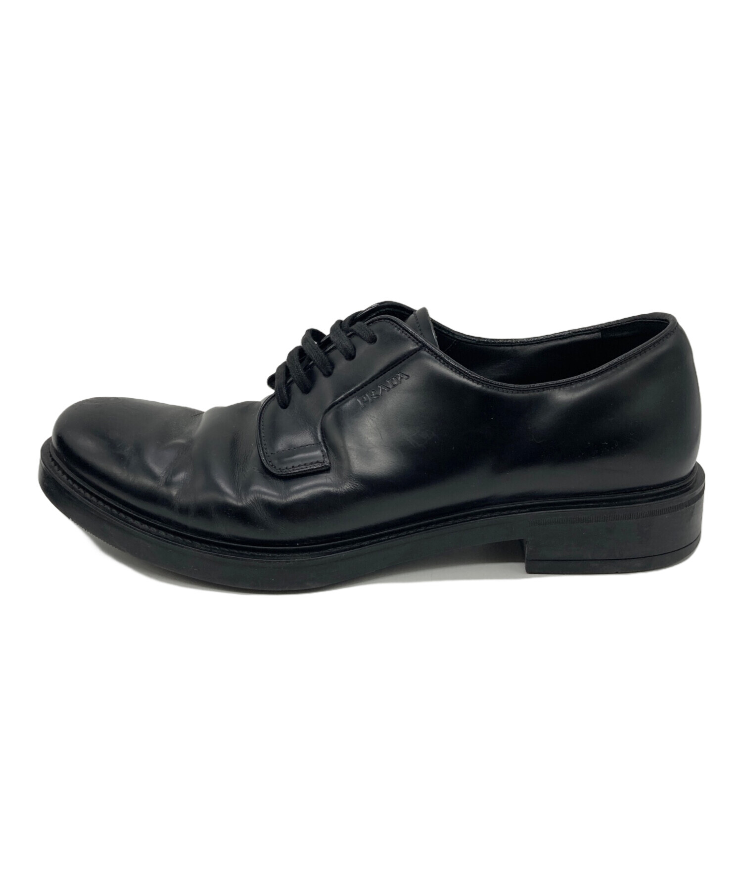 中古・古着通販】PRADA (プラダ) ドレスシューズ ブラック サイズ:7