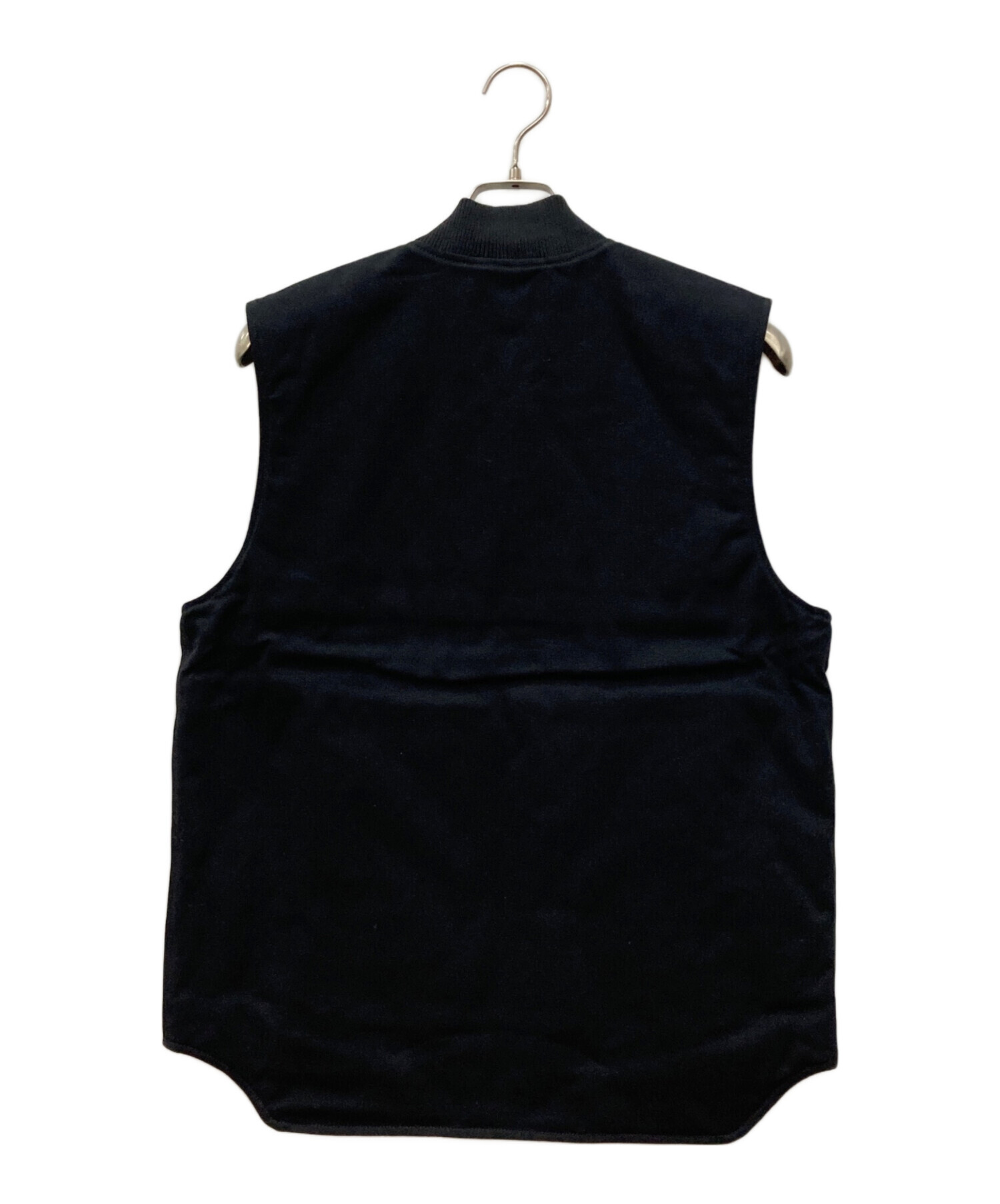 中古・古着通販】CarHartt (カーハート) ダックジップベスト ブラック