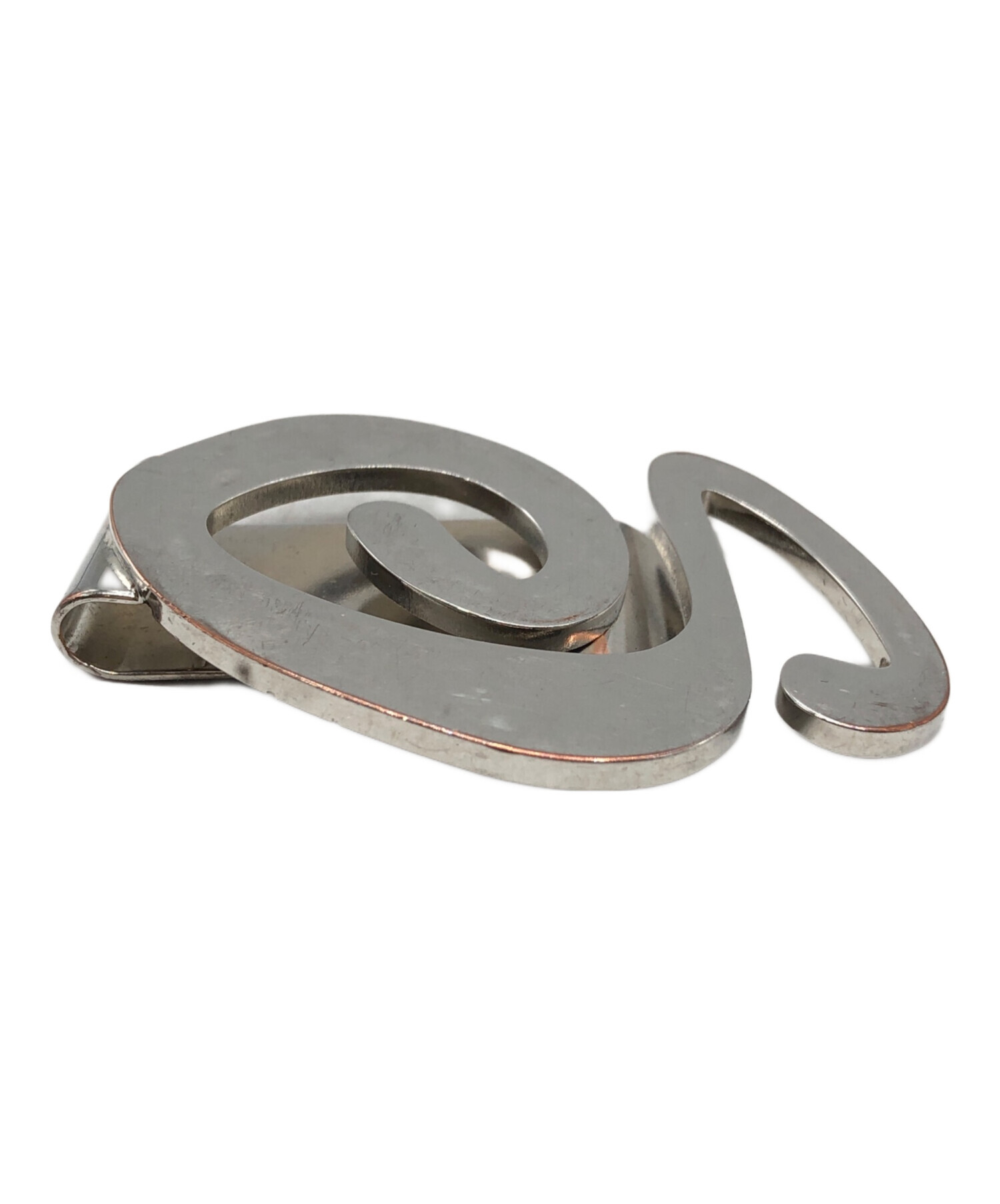 中古・古着通販】stussy (ステューシー) SWIRLY S MONEY CLIP シルバー