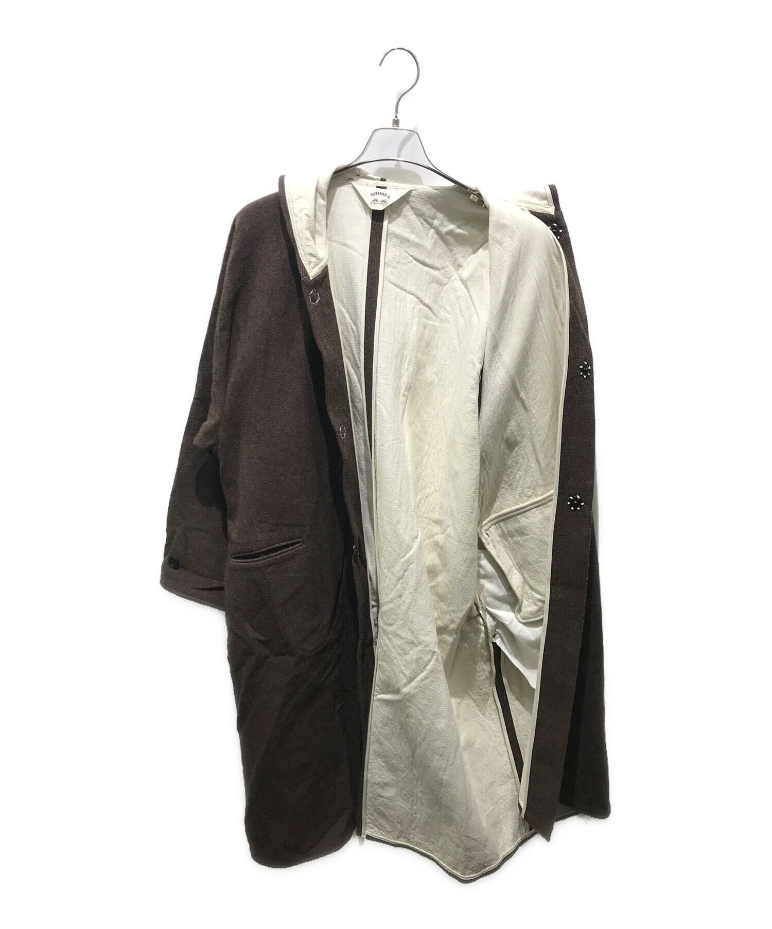 中古・古着通販】SUNSEA (サンシー) W FACE WOOL JEDI COAT 17A33