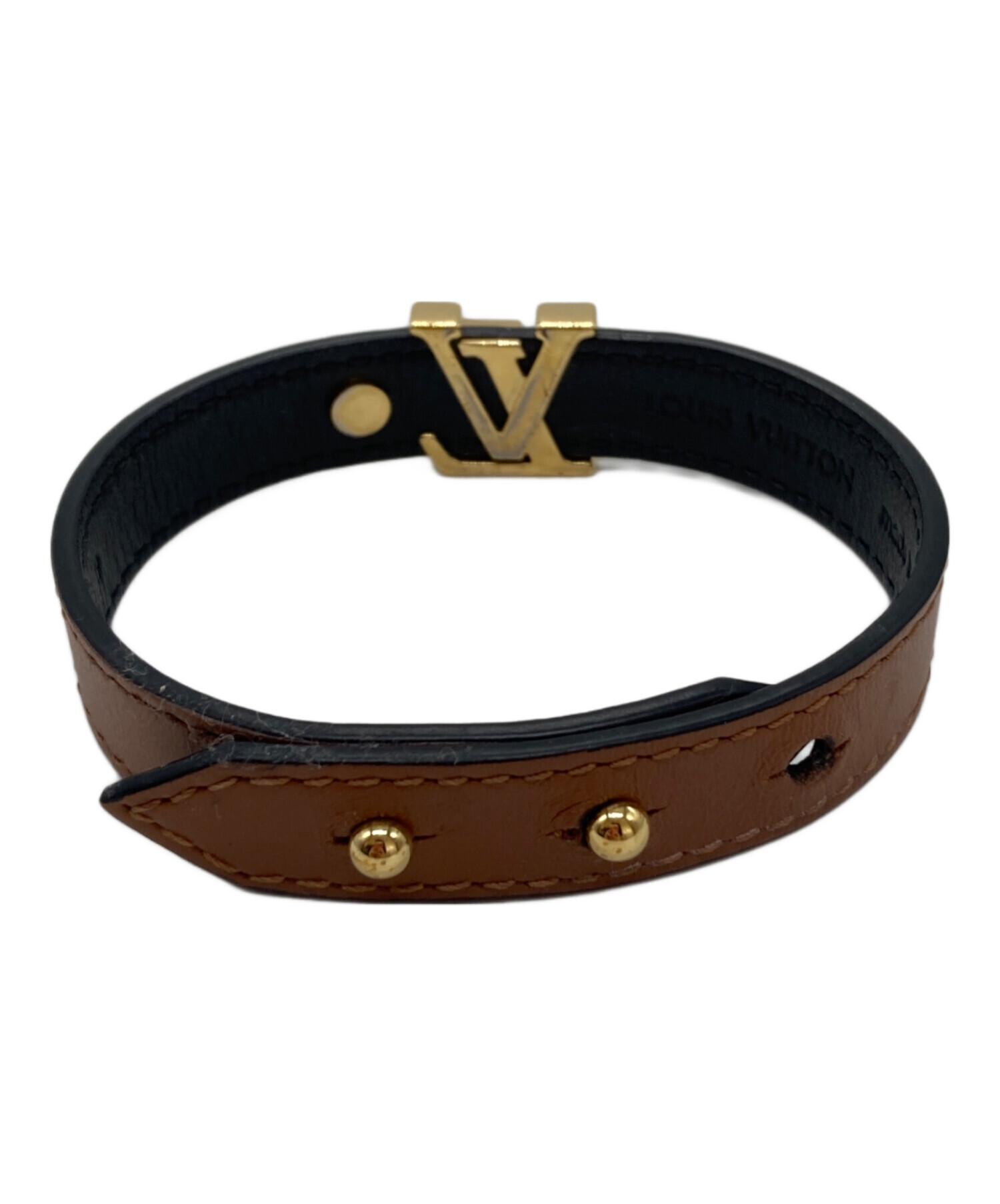 中古・古着通販】LOUIS VUITTON (ルイ ヴィトン) レザーブレスレット