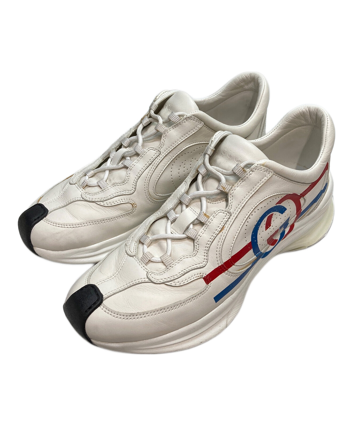 中古・古着通販】GUCCI (グッチ) インターロッキングG Run レザー