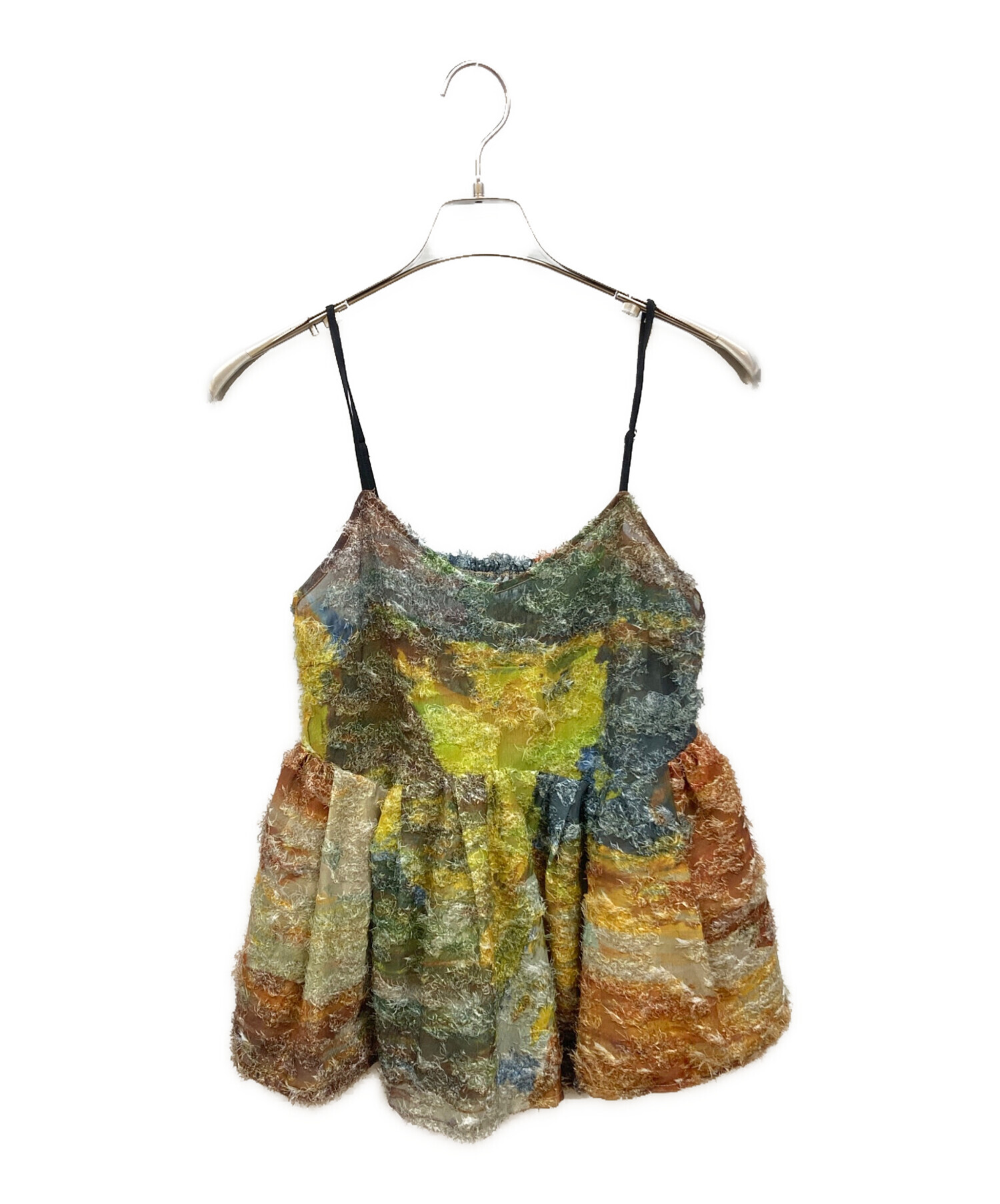 中古・古着通販】AMERI (アメリ) MEDI RACHEL FLUFFY ART CAMISOLE