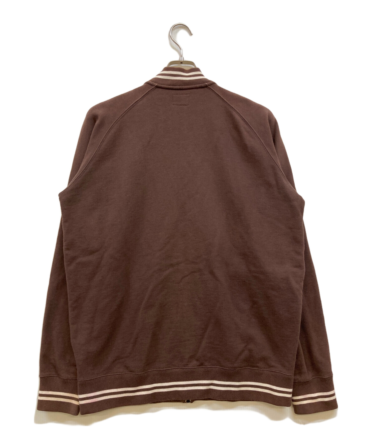 中古・古着通販】stussy (ステューシー) スウェットブルゾン ブラウン