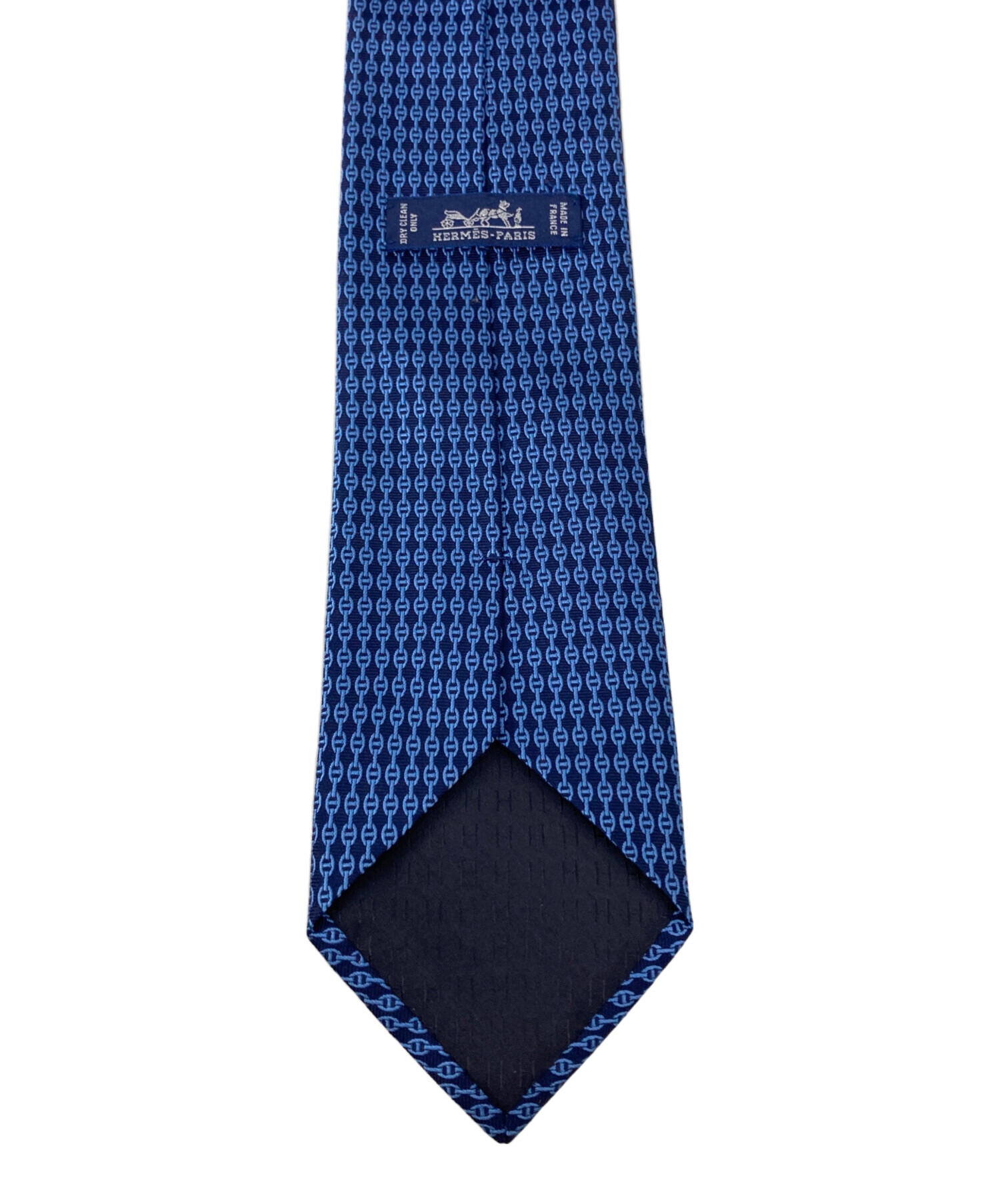 中古・古着通販】HERMES (エルメス) ヘヴィシルクネクタイ ネイビー