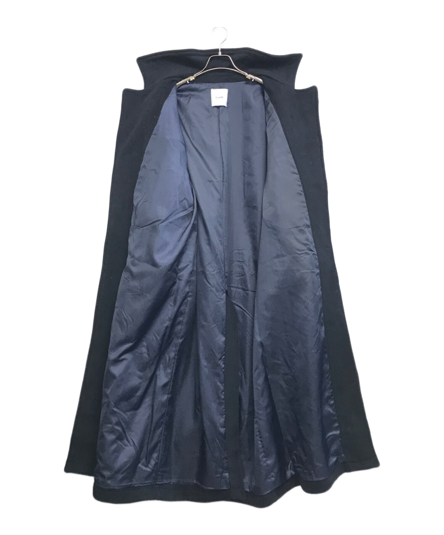 中古・古着通販】CLANE (クラネ) OVER MAXI DUFFLE COAT ブラック