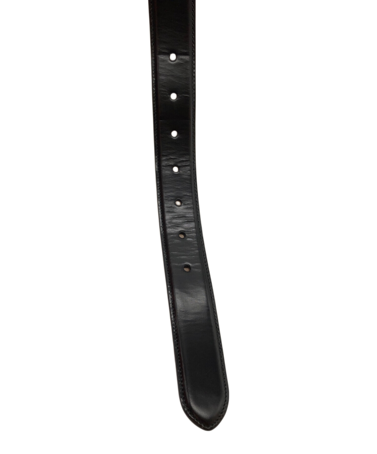 中古・古着通販】BALENCIAGA (バレンシアガ) レザーベルト ブラック
