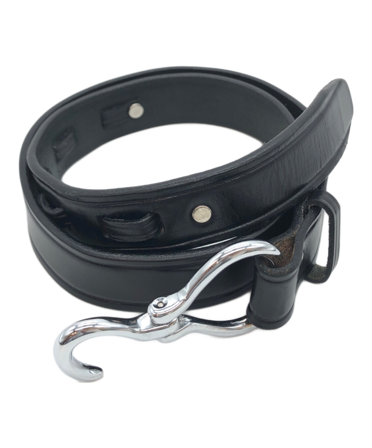 中古・古着通販】TORY (トリー) レザーベルト ブラック サイズ:32