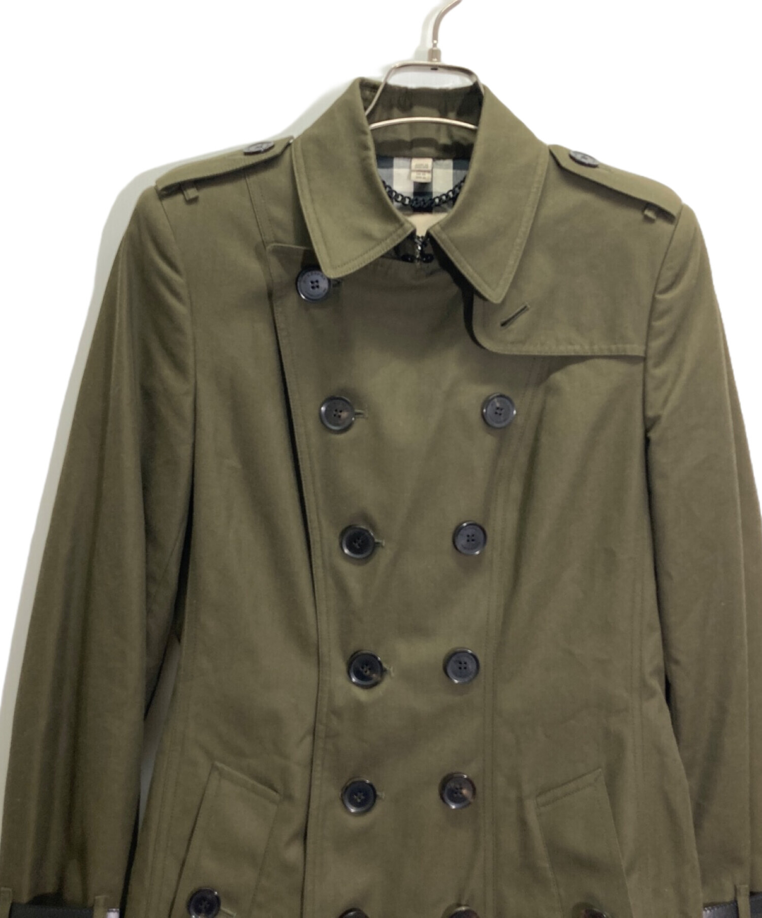 中古・古着通販】BURBERRY (バーバリー) トレンチコート オリーブ