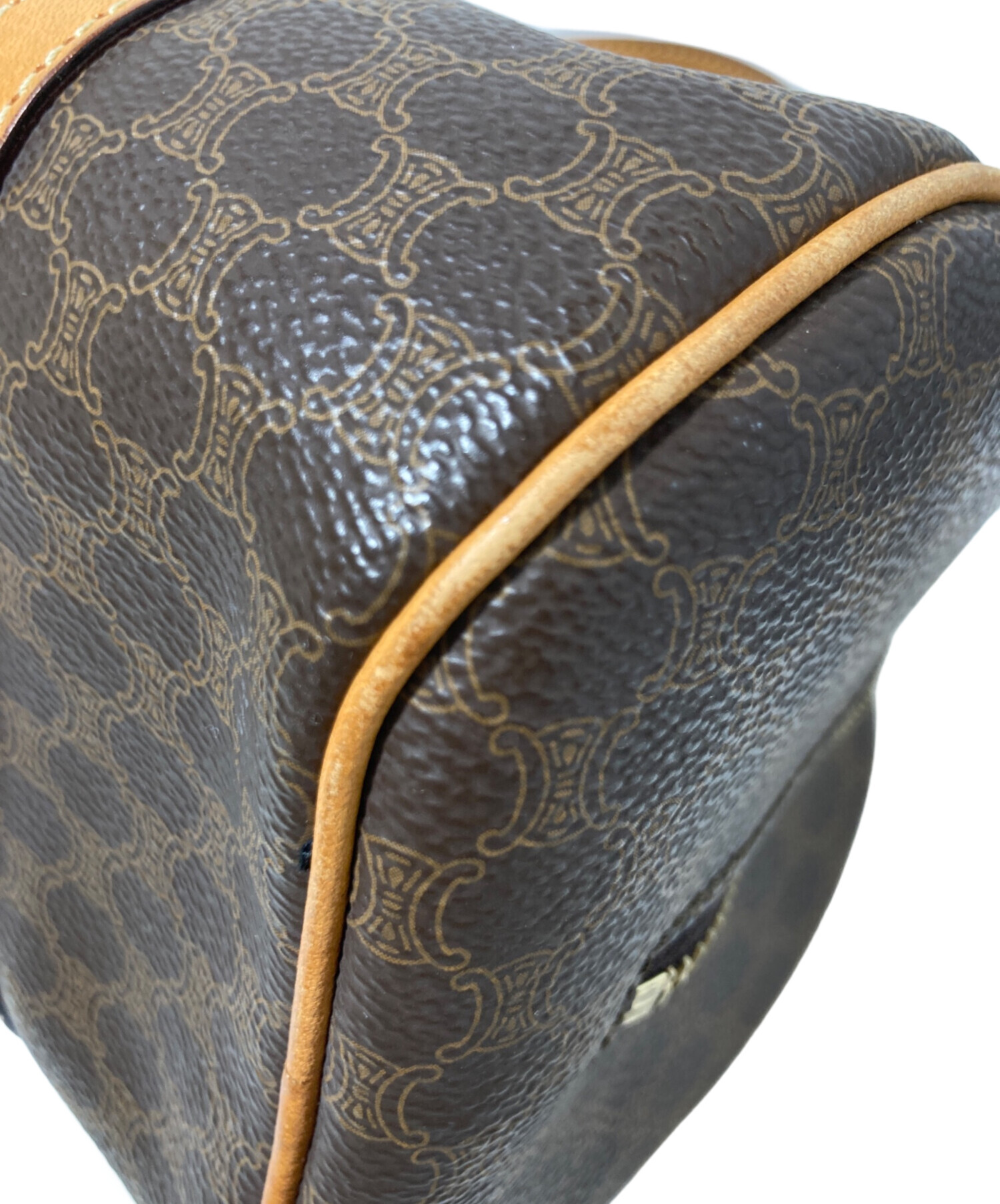 中古・古着通販】CELINE (セリーヌ) マカダム柄ミニボストンバッグ