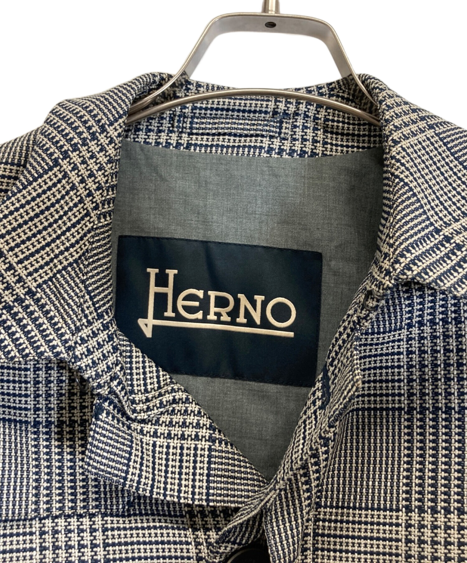 中古・古着通販】HERNO (ヘルノ) テーラードジャケット グレー サイズ