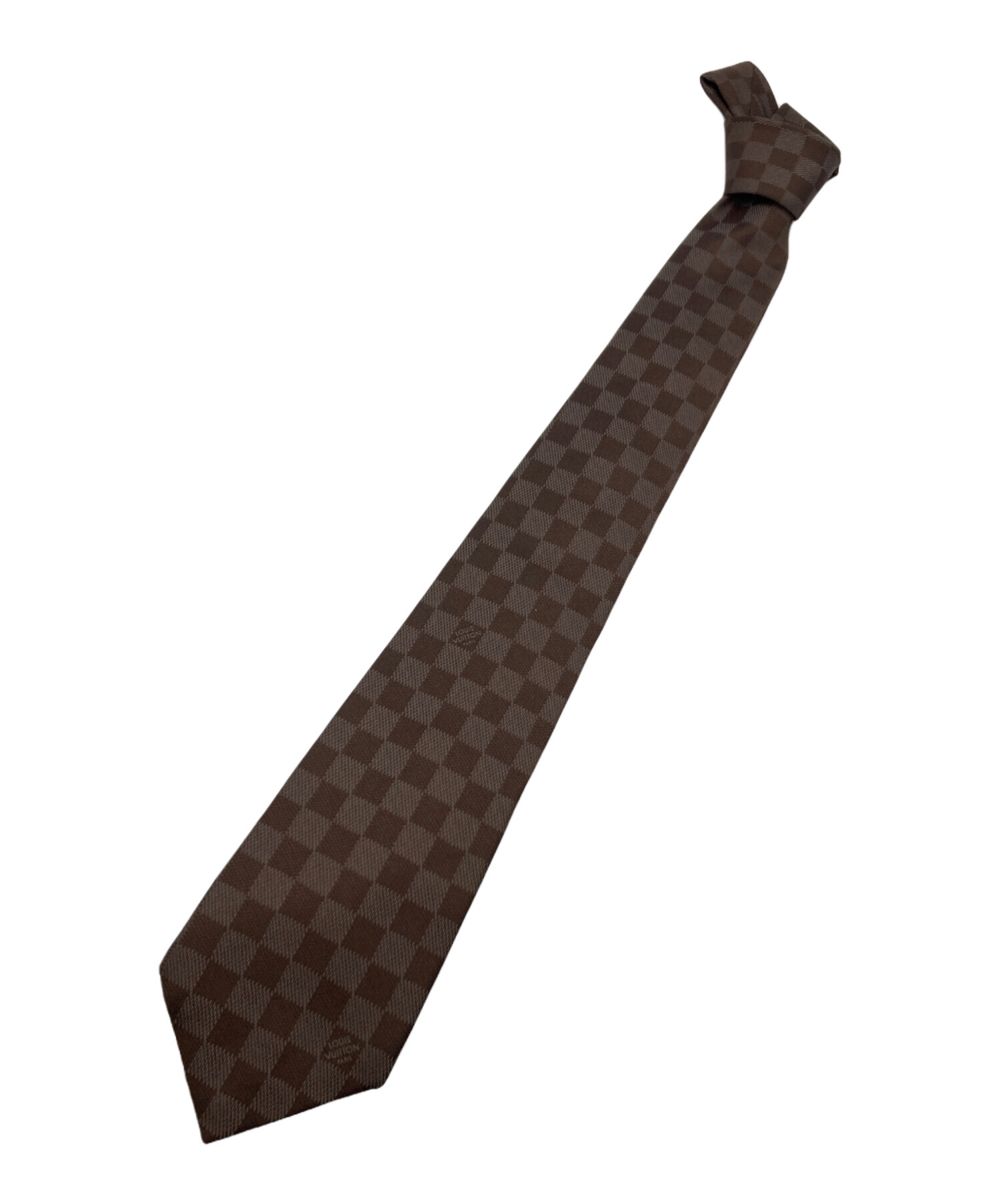 中古・古着通販】LOUIS VUITTON (ルイ ヴィトン) ダミエ柄シルク
