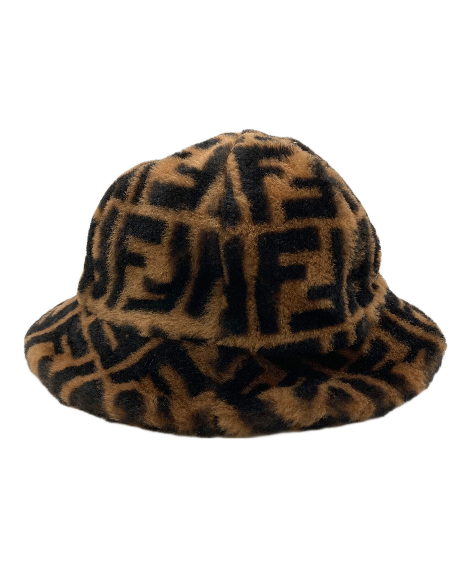 中古・古着通販】FENDI (フェンディ) ファーバケットハット ブラウン