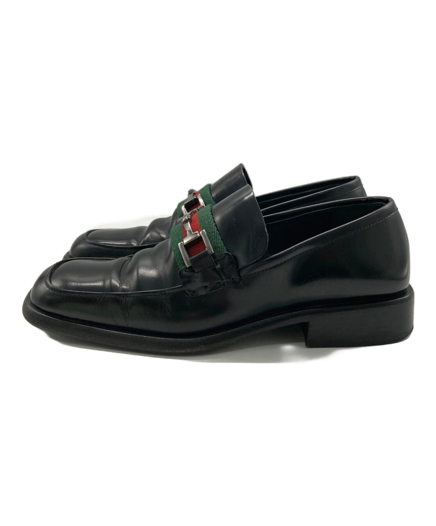 中古・古着通販】GUCCI (グッチ) シェリーラインビットローファー/100