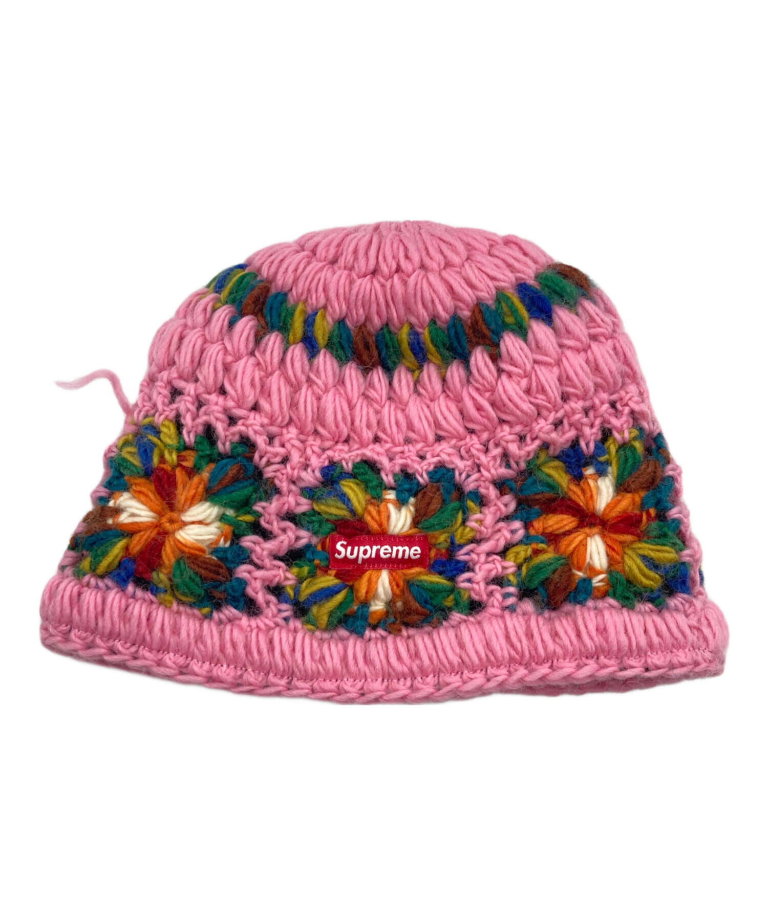 中古・古着通販】Supreme (シュプリーム) Crochet Beanie ピンク