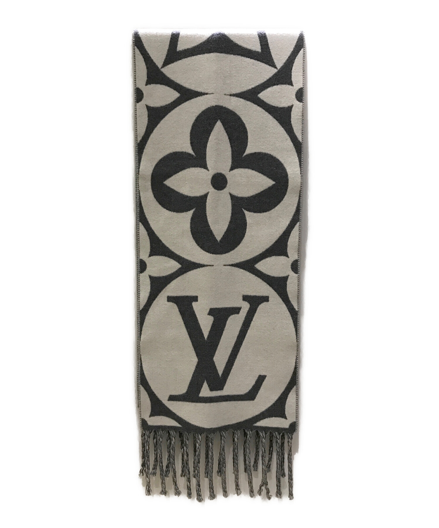 中古・古着通販】LOUIS VUITTON (ルイ ヴィトン) マフラー グレー