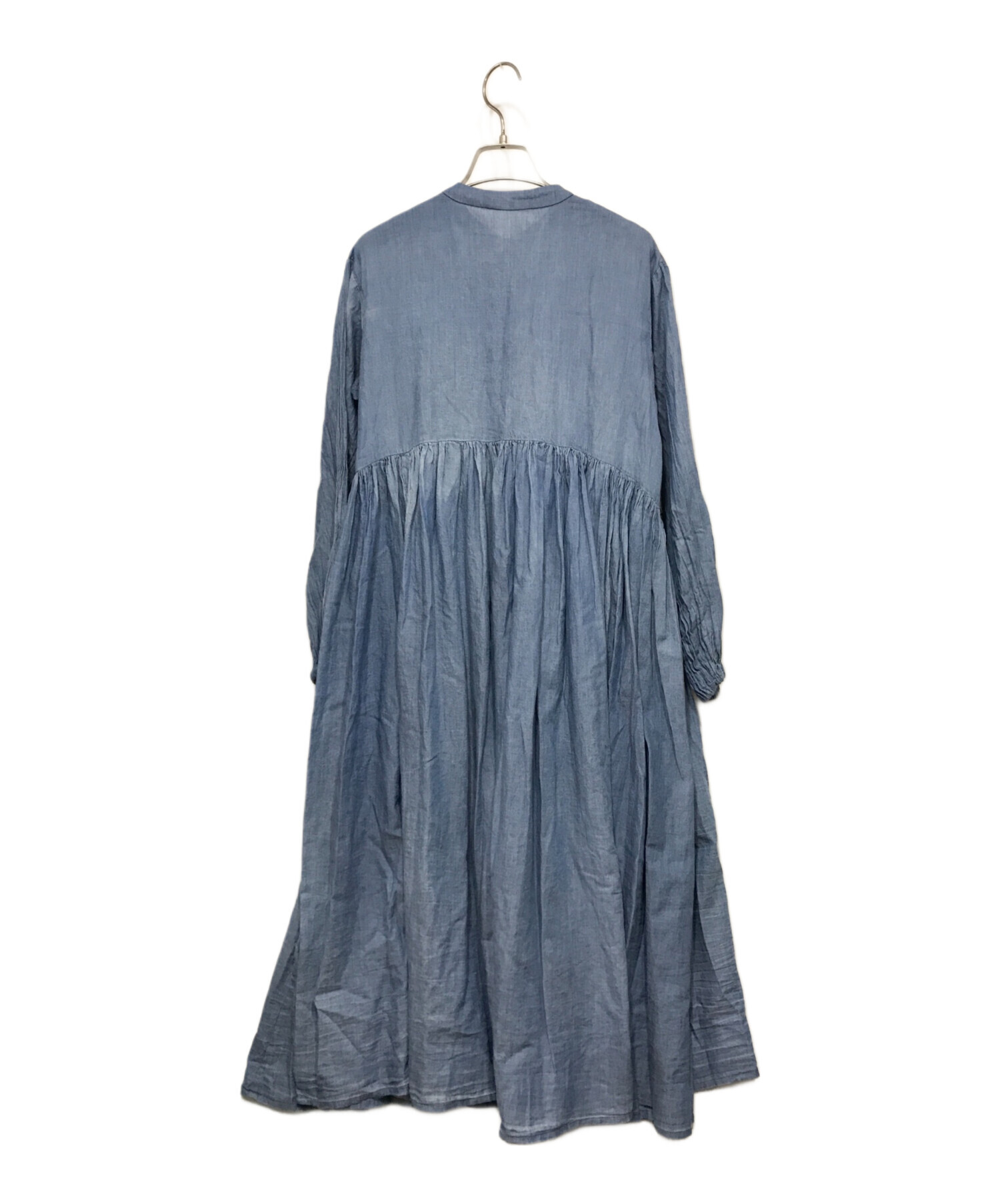 中古・古着通販】BEARDSLEY (ビアズリー) シフォンデニムギャザー