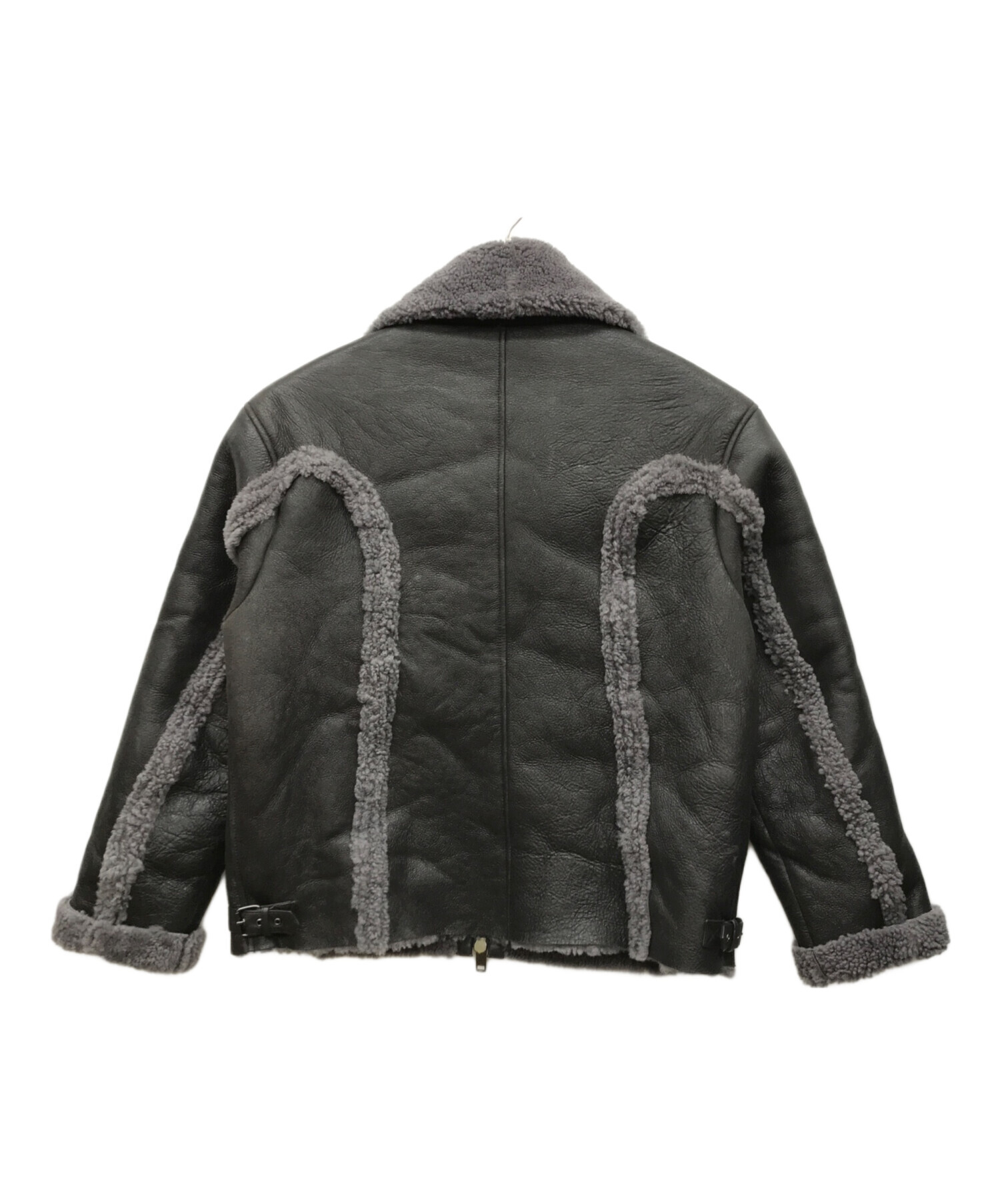 中古・古着通販】DIESEL (ディーゼル) ラムレザームートンジャケット