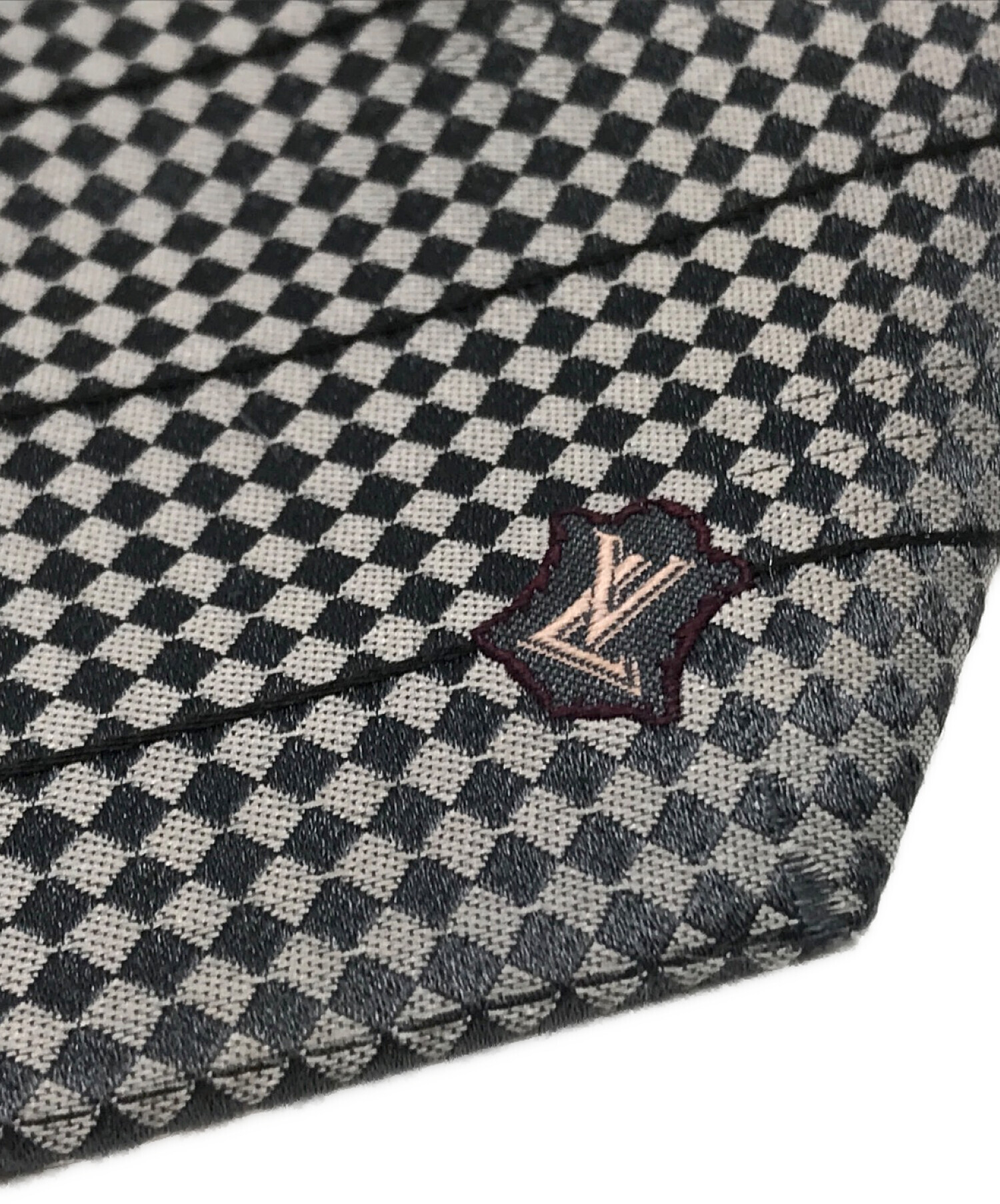 中古・古着通販】LOUIS VUITTON (ルイ ヴィトン) チェック柄シルク