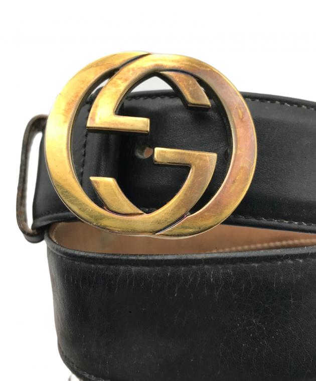 中古・古着通販】GUCCI (グッチ) インターロッキングG バックルベルト