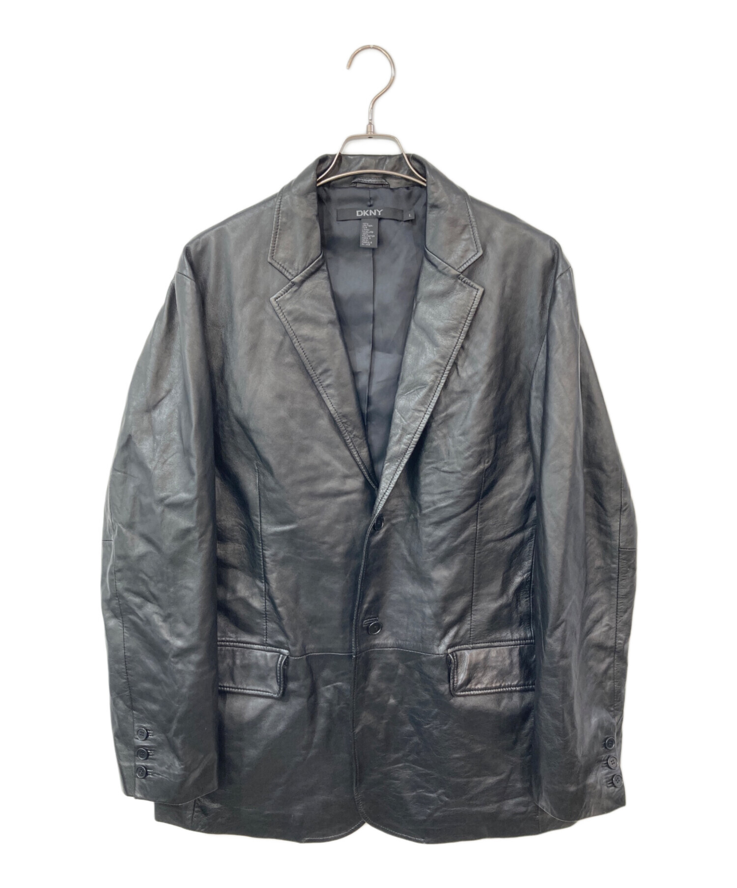 中古・古着通販】DKNY (ダナキャランニューヨーク) レザージャケット