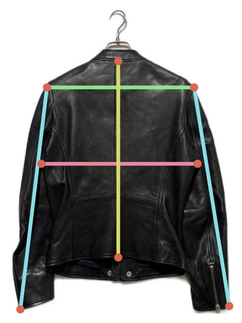中古・古着通販】DIESEL (ディーゼル) シングルライダースジャケット