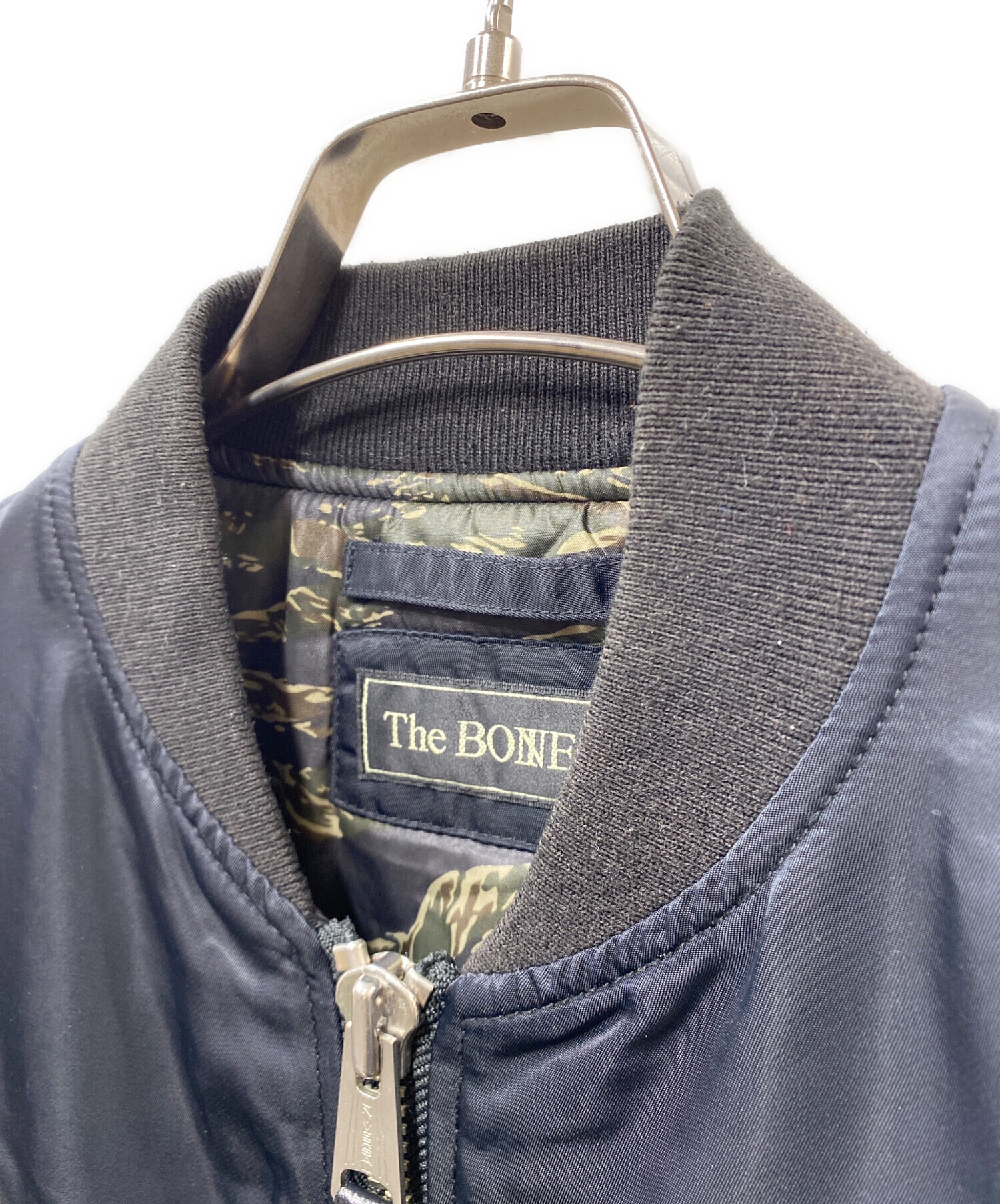 中古・古着通販】THE BONEZ (ザボーンズ) MA-1ジャケット ブラック