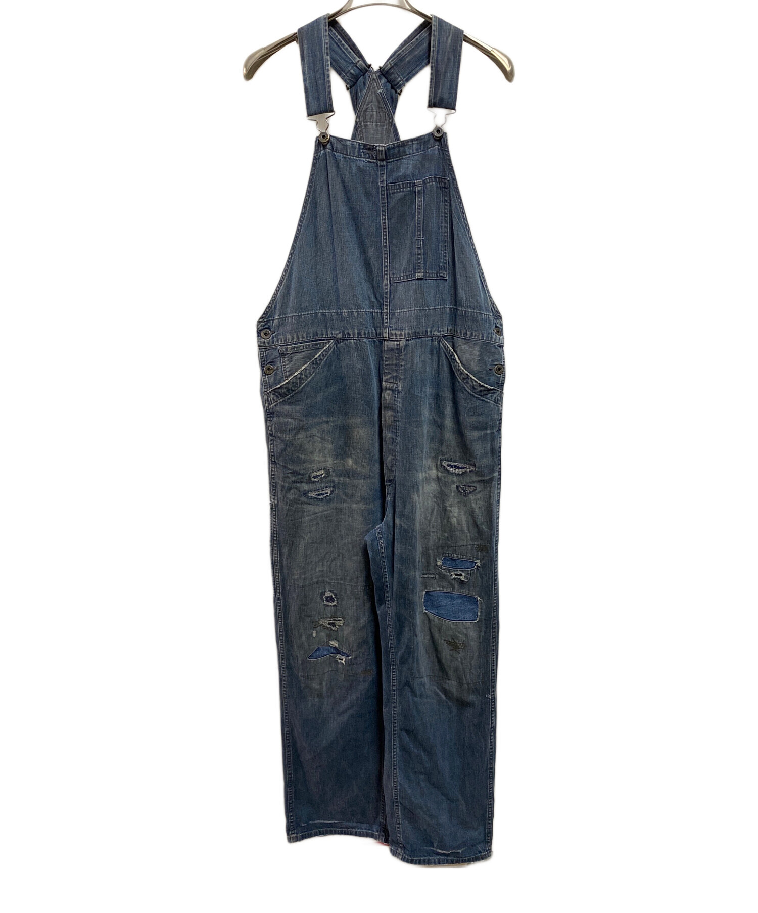 中古・古着通販】RRL (ダブルアールエル) リペア加工デニム