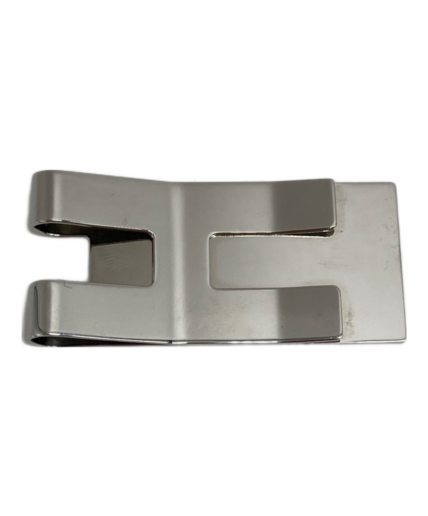 中古・古着通販】HERMES (エルメス) Hロゴ マネークリップ シルバー