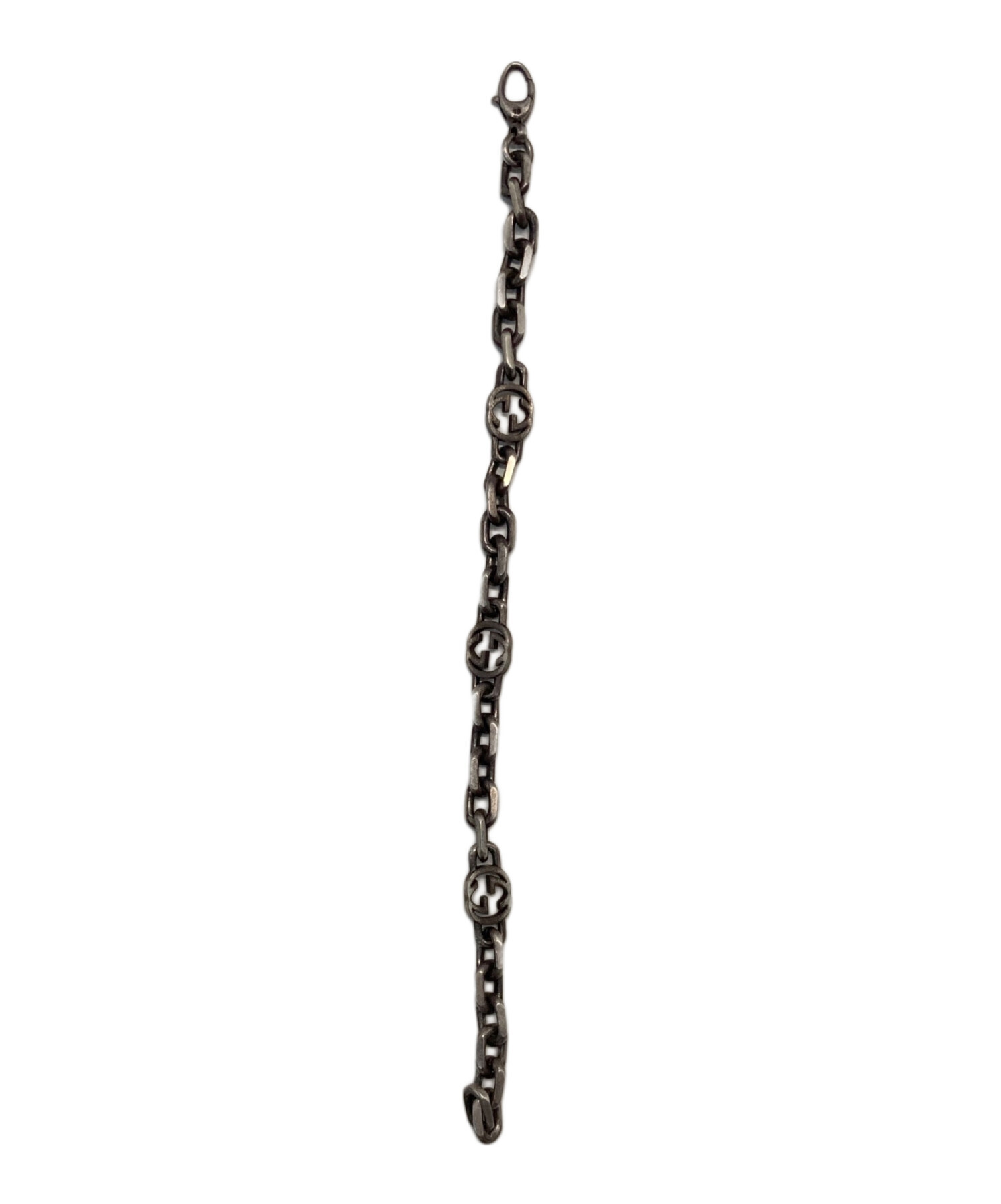 中古・古着通販】GUCCI (グッチ) インターロッキングGブレスレット