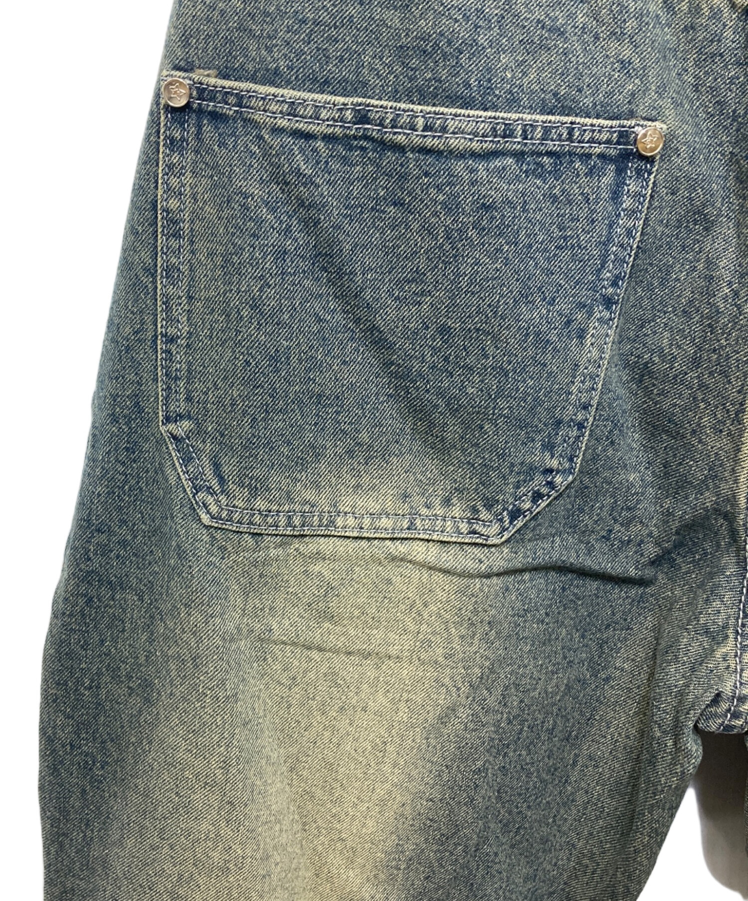 中古・古着通販】STARTEAM (スターチーム) WASHED STAR JEANS グレー