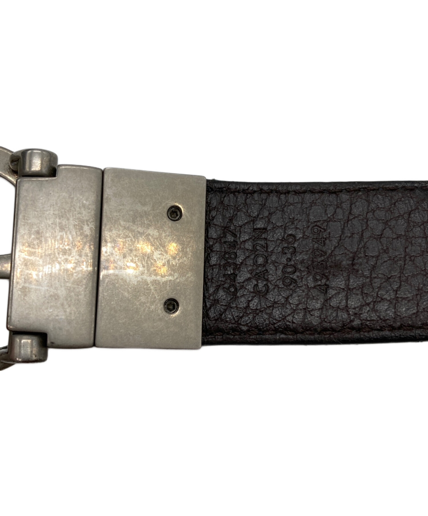 中古・古着通販】GUCCI (グッチ) ダブルG リバーシブル スリムベルト