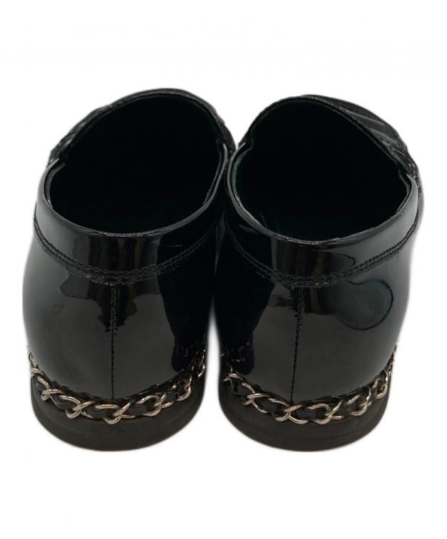 中古・古着通販】CHANEL (シャネル) ココマークチェーンローファー