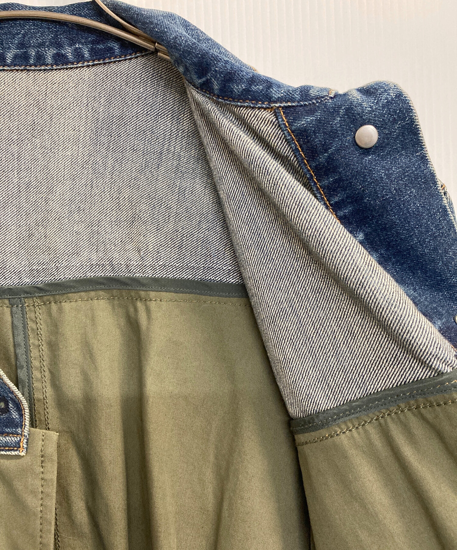 中古・古着通販】sacai (サカイ) Denim × Mods Coat / デニムコンビ
