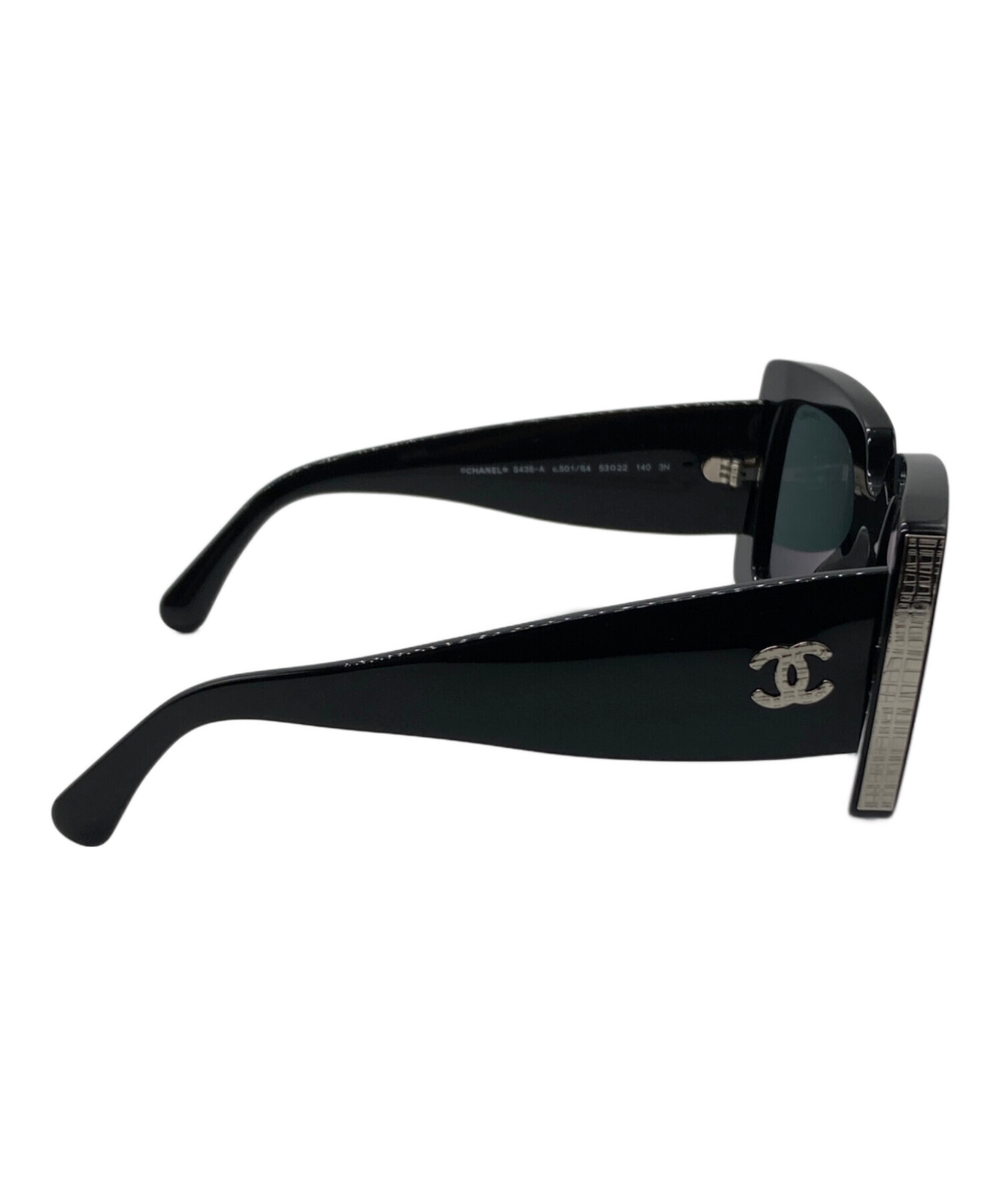 中古・古着通販】CHANEL (シャネル) サイドツイードモチーフサングラス