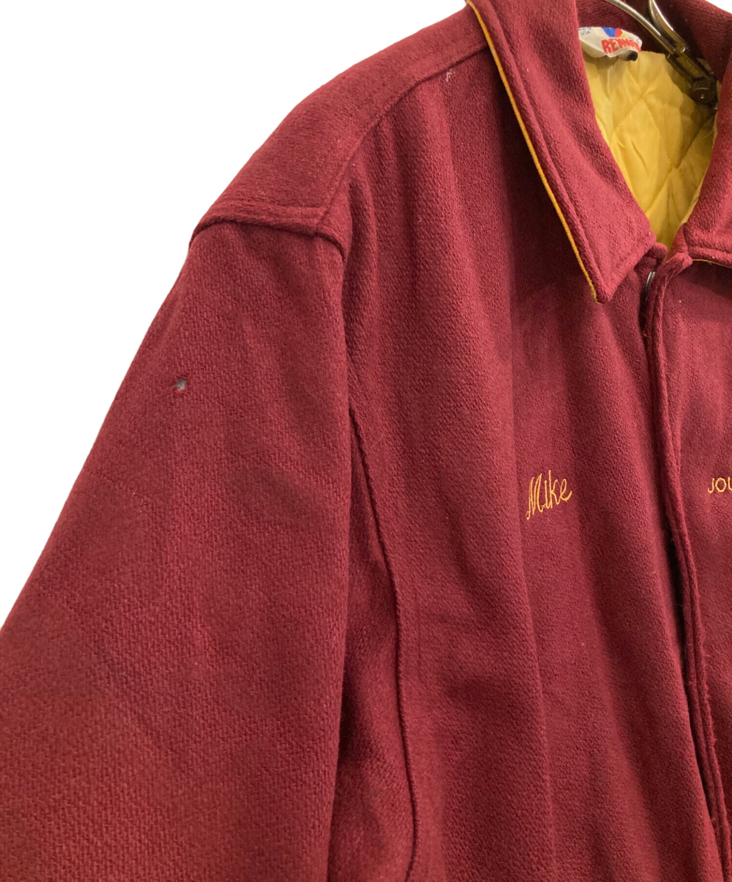 中古・古着通販】Rennoc (レノック) スタジャン レッド サイズ:XL