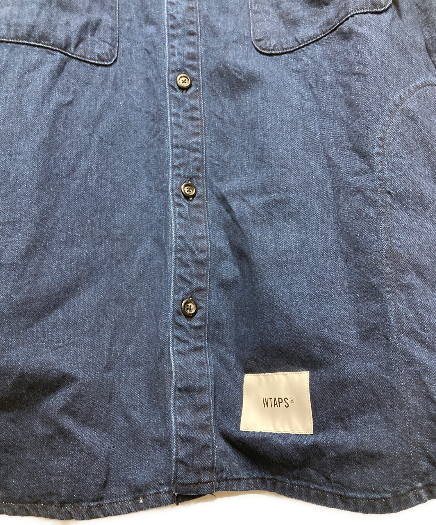 中古・古着通販】WTAPS (ダブルタップス) デニムシャツ インディゴ