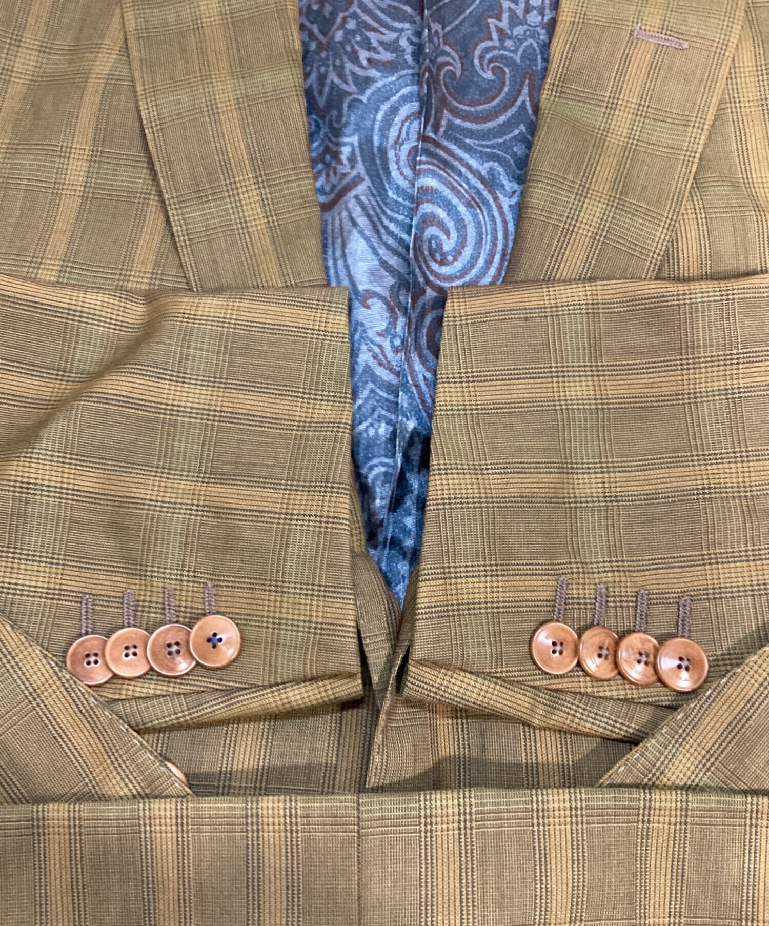 中古・古着通販】ETRO (エトロ) 裏地ペイズリーテーラードジャケット